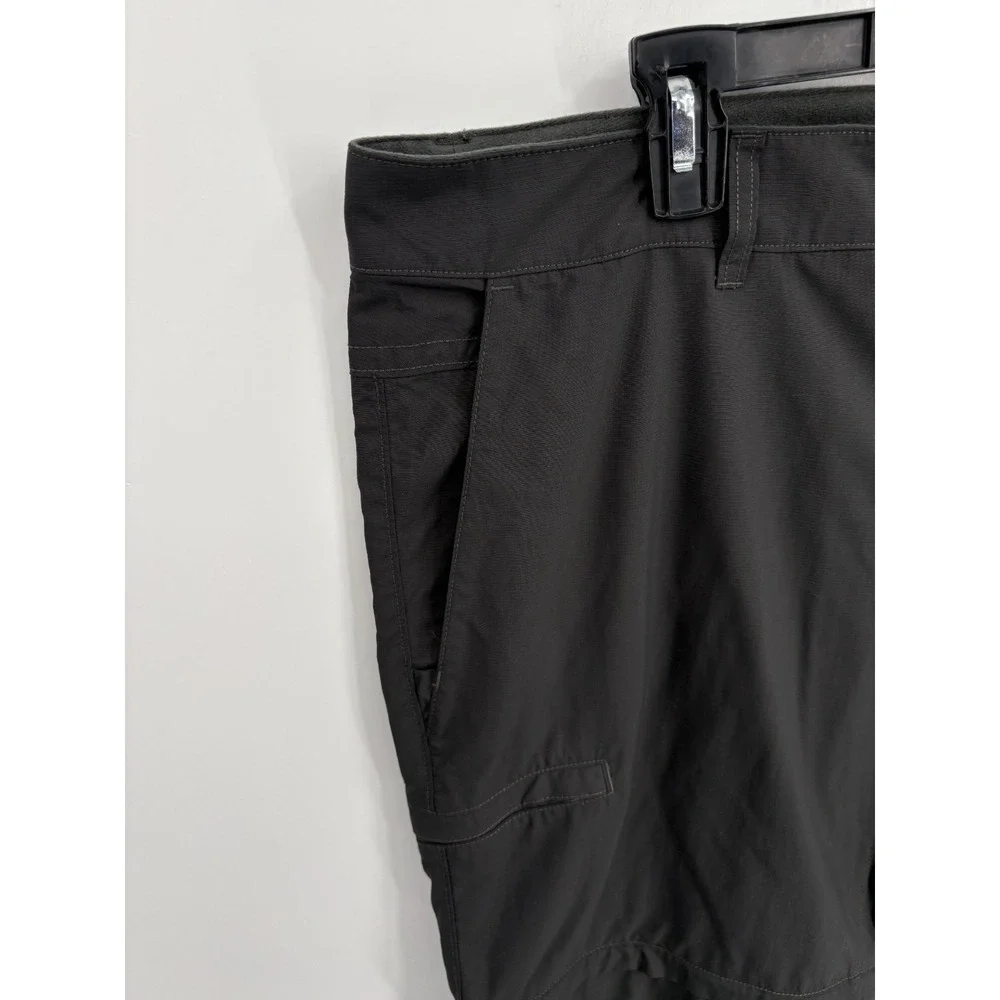 North Face Convertible Cargo Hiking Pants Men's Black Paramount 40x30, Short